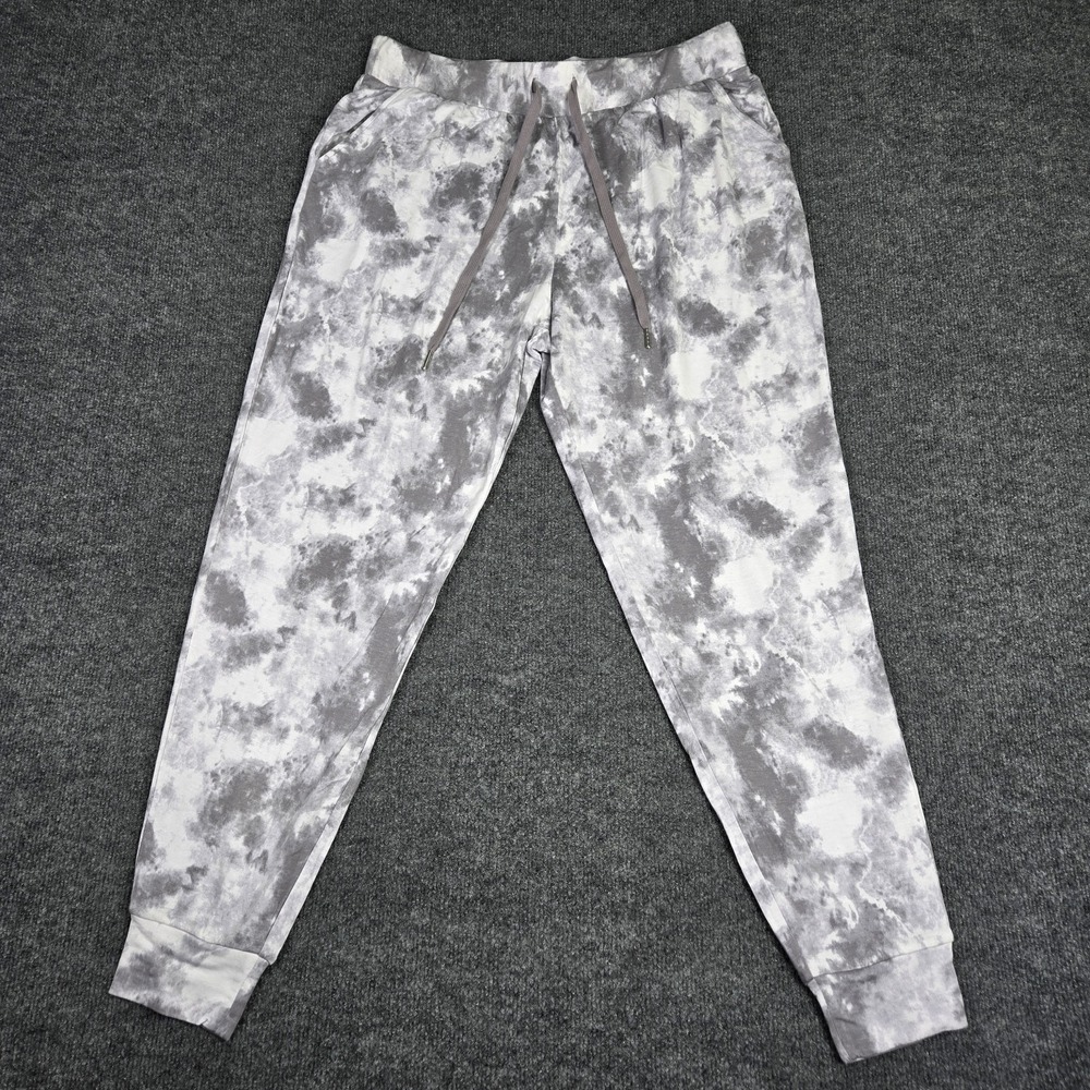 Koolaburra by UGG Jogger Pants Women's L Gray 34X29 Tie Dye French Terry Comfort